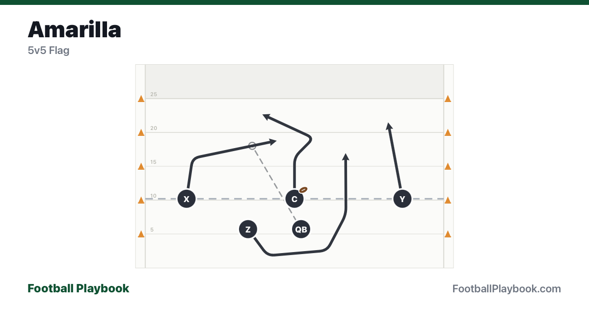 Designer Study Questions Amarilla — 5v5 football play